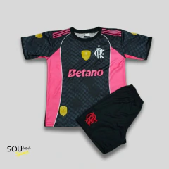 CONJUNTO FLAMENGO EDIÇÃO ESPECIAL ROSA