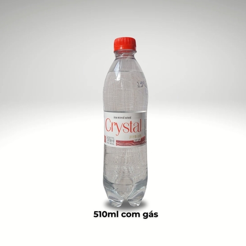 Água mineral com gás 510ml Crystal Premium (12unid.)