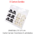 Pack Broche Medialuna Blanco o Negro X6 Unidades 2X2,5cm TRENDY