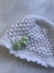 GORRITO BLANCO CON FLORCITA - comprar online