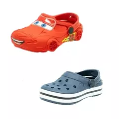Babuche kit 2 pares Infantil de Menino com Carrinhos - comprar online
