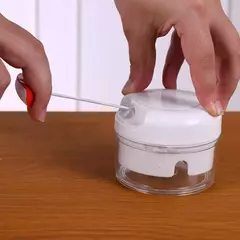 Mini Processador de Alimentos 2 Lâminas Triturador Manual - loja online