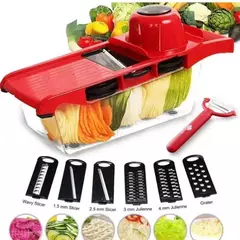 Cortador De Legumes E Frutas 10 Em 1 Mandoline Multi-laminas