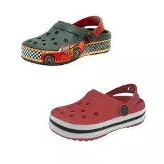 Imagem do Babuche kit 2 pares Infantil de Menino com Carrinhos