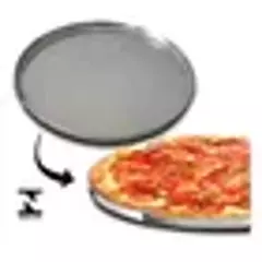 Imagem do Forma Para Pizza 35 Cm Diâmetro Aluminio Borda Reforcada Pro