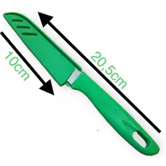 Faca Aço Inox Afiada Com Capa Protetora Pesca Camping - comprar online