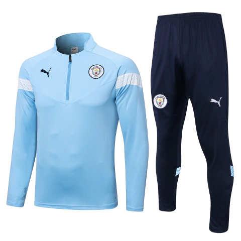 Conjunto Treino Puma Manchester City 22-23 Blue