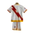 Kit Infantil Rayo Vallecano I 23/24 Umbro - Branco com detalhes em amarelo e vermelho - comprar online