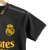 Kit Infantil Real Madrid III 23/24 Adidas - Preto com detalhes em amarelo