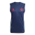 Camisa Regata Flamengo Treino 25/26 - Torcedor Adidas Masculina - Azul