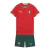 Kit Infantil Seleção Portugal I 25/26 - Puma - Vermelho e verde