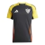 Camisa Atlético Mineiro Treino 25/26 - Torcedor Adidas Masculina - Preta com detalhes em amarelo e laranja