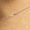 Pulseira Plaquinha Banhada A Prata - Personalizável ATÉ 4 DIAS ÚTÉIS(leia a descrição)