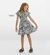 Vestido Infantil menina kyly com estampa geometrica abertura lateral