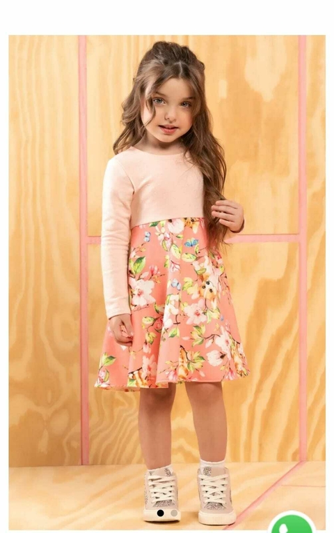 Vestido Infantil Menina Rose Glace MILLI & NINA