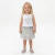 CONJUNTO BLUSA EM TRICOLINE COM SAIA EM TULE PAETE POKOTINHA