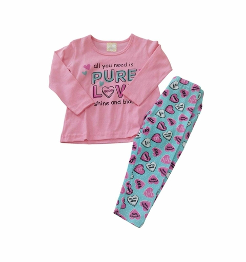 Conjunto infantil Meia Estação menina