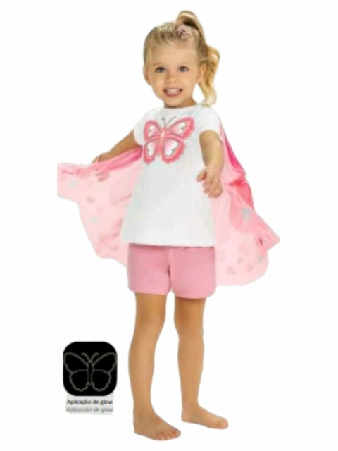 PIJAMA COM ASAS DE BORBOLETAS KYLY