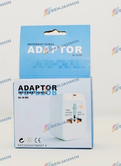 ADAPTADOR UNIVERSAL VIAJERO CUALQUIER ENCHUFE BRASIL EUROPA