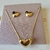 Conjunto coração liso - comprar online