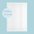 Refil para caderno Smart (Wire-o, anel duplo) - A5 | Colegial | Universitário - Quadriculado - loja online