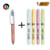 Caneta Rose Gold Esferográfica 4 cores e 4 Marca-Texto BIC - Repapelar: Cadernos, Canetas, Lapiseiras e materiais de Papelaria