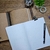 Caderno Estilo Midori A5 | Capa Sintética com Detalhes em Ouro Velho | 4 Inserts com Papel de Alta Qualidade | Organize na internet
