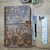 Caderno Estilo Midori A5 | Capa Sintética com Detalhes em Ouro Velho | 4 Inserts com Papel de Alta Qualidade | Organize - comprar online