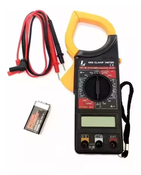 Alicate AmperImetro VoltImetro Digital - Lotus