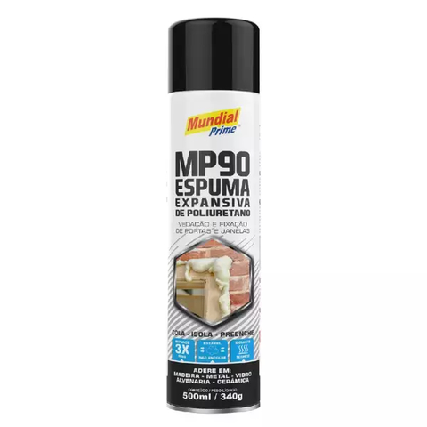 Espuma de Poliuretano Expansiva 500ml - Mundial Prime