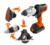 Kit de Ferramentas a Bateria 20V 6 em 1 Matrix MTX20K6A 110V - Black&Decker na internet