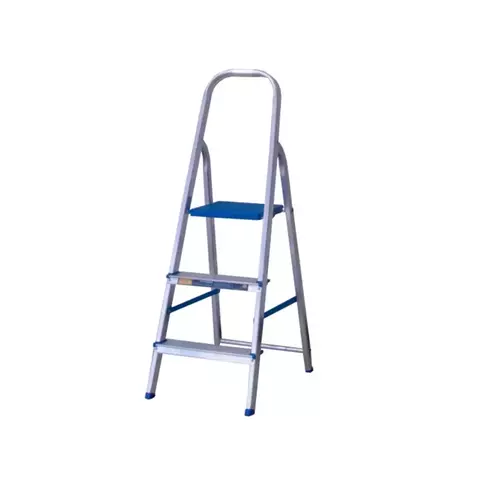 Escada de Abrir Residencial em AlumInio com 03 Degraus Alumasa