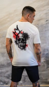 Camiseta Caveira By Pikeno - Branca