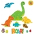 Set Dinosaurios Bebés en Coroplast – ¡YipiSale! Decoración Prehistórica Infantil (10 piezas)