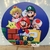 Funda Redonda 2m Super Mario Bros – Tela Sublimada con Mario, Luigi, Peach y Toad | YipiSale