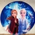 Funda Redonda 2m Frozen – Elsa y Anna en Bosque Encantado | YipiSale - comprar en línea