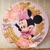 Funda Redonda 2m Minnie Rosa – Tela Sublimada Glam con Detalles Dorados | YipiSale