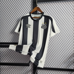 SANTOS LISTRADO PRETO E BRANCO 22-23