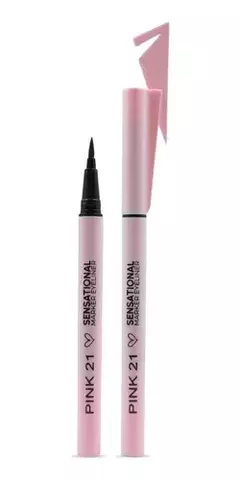 Delineador en fibra Pink 21 con stencil