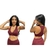 Imagem do Top nadador feminino sem bojo conforto no treino cores preto e cinza