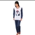 pijama longo feminino malha adulto manga comprida - TB Modas