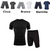 Imagem do Conjunto bermuda e camisa térmica masculina segunda pele proteção UV