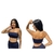 Top faixa tomara que caia sutia cropped com bojo removível feminino fitness academia na internet