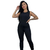 Macacão longo feminino leg suplex academia fitness - comprar online