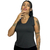 Cropped feminino fitness camiseta lisa