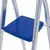 Escalera de aluminio tijera Mor 5105 plateada