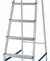 Escalera de aluminio tijera Mor 5105 plateada - comprar online