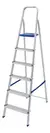 Escalera De Aluminio Tijera 6 Escalones Mor Plegable 5104 en internet