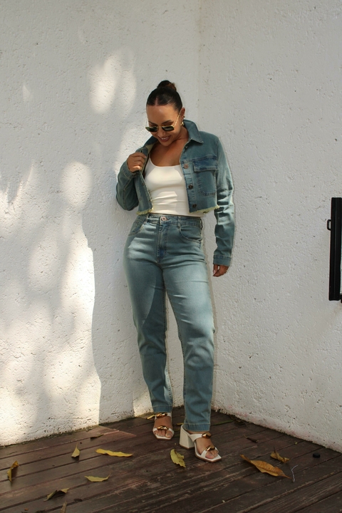 Calça SoFia - Mom Jeans com Cintura Alta