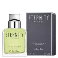 Eternity for Men Calvin Klein Eau de Toilette - Perfume Masculino 100ml - Gel Cosméticos